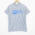 M★古着 半袖 ビンテージ Tシャツ メンズ 00年代 00s Solution クルーネック グレー 霜降り 25sep26 中古