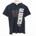 S★古着 半袖 ビンテージ Tシャツ メンズ 00年代 00s GO コットン クルーネック 黒 ブラック 25sep29 中古