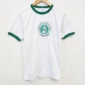 S★古着 半袖 ビンテージ Tシャツ メンズ 00年代 00s キャンプ コットン クルーネック 白 ホワイト リンガー 25sep29 中古