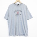 XL★古着 半袖 ビンテージ Tシャツ メンズ 00年代 00s ホッケー 大きいサイズ クルーネック グレー 霜降り 25oct01 中古