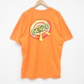XL★古着 半袖 ビンテージ Tシャツ メンズ 00年代 00s GONZO 大きいサイズ クルーネック オレンジ 26mar11