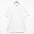 XL★古着 TULTEX 半袖 ビンテージ Tシャツ メンズ 90年代 90s patient コットン クルーネック 白系 26mar11
