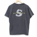 XL★古着 ヘインズ 半袖 ビンテージ Tシャツ メンズ 00年代 00s S コットン クルーネック 黒 26mar11