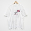 XL★古着 ヘインズ 半袖 ビンテージ Tシャツ メンズ 90年代 90s ジュニア クルーネック USA製 白 26mar16