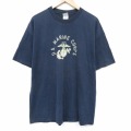 XL★古着 半袖 ビンテージ Tシャツ メンズ 00年代 00s ミリタリー USMC 大きいサイズ コットン クルーネック 紺 26mar24