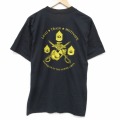 L★古着 フルーツオブザルーム 半袖 ビンテージ Tシャツ メンズ 00年代 00s ミリタリー LEAD クルーネック 黒 26mar24