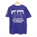 XL★古着 ラッセル 半袖 ビンテージ Tシャツ メンズ 80年代 80s BINET クルーネック USA製 紫 26mar30