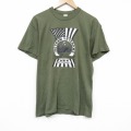L★古着 半袖 ビンテージ Tシャツ メンズ 90年代 90s ベトナム帰還兵 クルーネック USA製 濃緑 26apr01