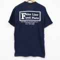 L★古着 半袖 ビンテージ Tシャツ メンズ 90年代 90s Fine コットン クルーネック USA製 紺 26apr01