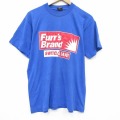L★古着 フルーツオブザルーム 半袖 ビンテージ Tシャツ メンズ 90年代 90s SWITCH クルーネック USA製 青 26apr01