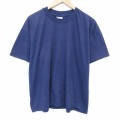XL★古着 ヘインズ 半袖 ビンテージ Tシャツ メンズ 90年代 90s 無地 クルーネック USA製 紺 26apr01
