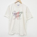 L★古着 All Sport 半袖 ビンテージ Tシャツ メンズ 90年代 90s Nursing コットン クルーネック USA製 生成り 26apr02