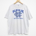 XL★古着 ラッセル 半袖 ビンテージ Tシャツ メンズ 90年代 90s DEJA 大きいサイズ クルーネック USA製 薄グレー 霜降り 26apr02