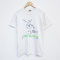 M★古着 オニータ ONEITA 半袖 ビンテージ Tシャツ メンズ 90年代 90s 釣り クルーネック USA製 白 26apr03