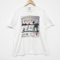 L★古着 ヘインズ 半袖 ビンテージ Tシャツ メンズ 00年代 00s ホワイトタンク 企業広告 コットン クルーネック 白 26apr04
