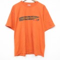 XL★古着 All Sport 半袖 ビンテージ Tシャツ メンズ 90年代 90s ハワイ 大きいサイズ コットン クルーネック USA製 オレンジ 26apr03