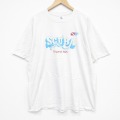 XL★古着 ジャージーズ 半袖 ビンテージ Tシャツ メンズ 90年代 90s スキューバ 大きいサイズ コットン クルーネック USA製 白 26apr02