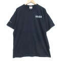 XL★古着 ナイキ NIKE 半袖 ビンテージ Tシャツ メンズ 00年代 00s コーチ コットン クルーネック 黒 26apr02