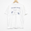 XL★古着 ヘインズ 半袖 ビンテージ Tシャツ メンズ 90年代 90s SHOOT コットン クルーネック USA製 白 26apr02