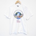 L★古着 スクリーンスターズ 半袖 ビンテージ Tシャツ メンズ 80年代 80s 地球 クルーネック USA製 白 26apr03