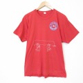 L★古着 スクリーンスターズ 半袖 ビンテージ Tシャツ メンズ 80年代 80s ヨットクラブ クルーネック 赤 26apr06