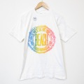 L★古着 半袖 ビンテージ Tシャツ メンズ 90年代 90s ビーチ コットン クルーネック 白 26apr06