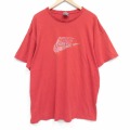 ナイキ 00s 半袖Tシャツ ビッグロゴ レッド XL | 古着