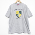 XL★古着 チャンピオン champion 半袖 ビンテージ Tシャツ メンズ 00年代 00s カレッジ 大きいサイズ クルーネック グレー 霜降り 26apr23