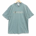 L★古着 半袖 ビンテージ Tシャツ メンズ 90年代 90s ミネソタ 刺繍 クルーネック USA製 薄緑 霜降り 26apr23