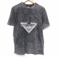 M★古着 オニータ ONEITA 半袖 ビンテージ Tシャツ メンズ 90年代 90s バージニアビーチ コットン クルーネック USA製 黒他 タイダイ 26apr25