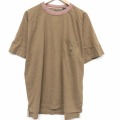 00s 半袖Tシャツ 胸ポケット付き ブラウン XL | 古着