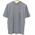 XL★古着 チャンピオン champion 半袖 ビンテージ Tシャツ メンズ 00年代 00s ワンポイントロゴ コットン クルーネック 濃グレー 26apr25