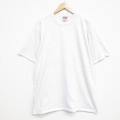 XL★古着 半袖 ビンテージ Tシャツ メンズ 90年代 90s 無地 大きいサイズ クルーネック USA製 薄グレー 霜降り 26apr25
