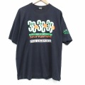 スクリーンスターズ 90s 半袖Tシャツ バスケットボール ブラック XL | 古着