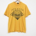 スクリーンスターズ 80s 半袖Tシャツ アトランタ イエロー XL | 古着