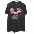 ジャージーズ 90s 半袖Tシャツ スタンフォード ブラック L | 古着