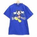 90s 半袖Tシャツ ディズニー ブルー M | 古着