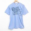 80s 半袖Tシャツ 霜降り ネイビー L | 古着