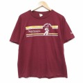 80s 半袖Tシャツ ニューオリンズ バーガンディ L | 古着