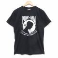 90s 半袖Tシャツ POW MIA ブラック M | 古着