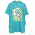 スクリーンスターズ 90s 半袖Tシャツ 鳥 ライトグリーン XL | 古着