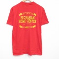 ヘインズ 90s 半袖Tシャツ ホームセンター レッド L | 古着