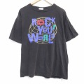 90s 半袖Tシャツ ロックの殿堂 ブラック XL | 古着