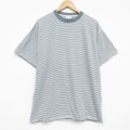90s 半袖Tシャツ ボーダー グリーン XL | 古着