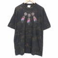 フルーツオブザルーム 90s 半袖Tシャツ フェザー ブラック XL | 古着
