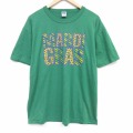 ラッセル 80s 半袖Tシャツ マルディグラ グリーン XL | 古着
