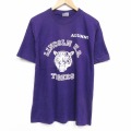 ヘインズ 80s 半袖Tシャツ タイガース パープル L | 古着