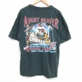 90s 半袖Tシャツ ビーバー ブラック XL | 古着