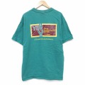 ヘインズ 00s 半袖Tシャツ YES グリーン XL | 古着