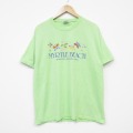 ヘインズ 00s 半袖Tシャツ マートルビーチ グリーン メンズL相当 | 古着